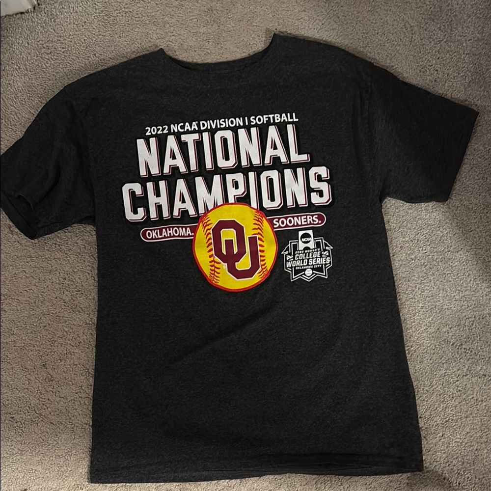 Oklahoma Sooners National Champions T-Shirt - Black